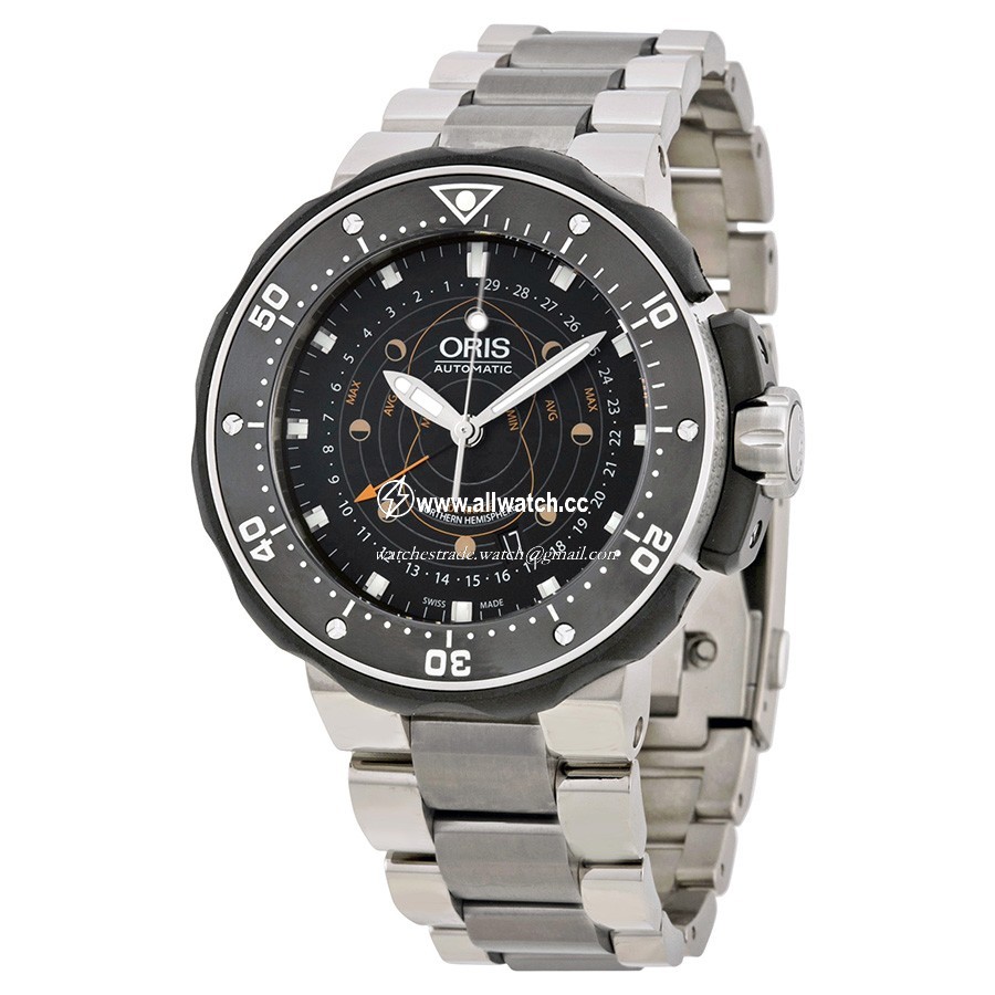 Oris 01 761 7682 7154-Set Pro Diver Mens Automatic Titanium
