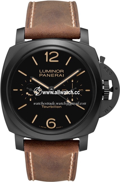 Panerai PAM00396 Luminor 1950 Mens Hand Wind Black Ceramic