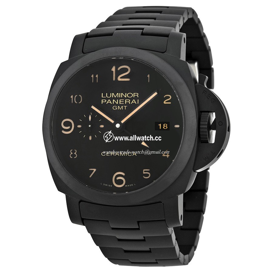 Panerai PAM00438 Mens Automatic Black Ceramic