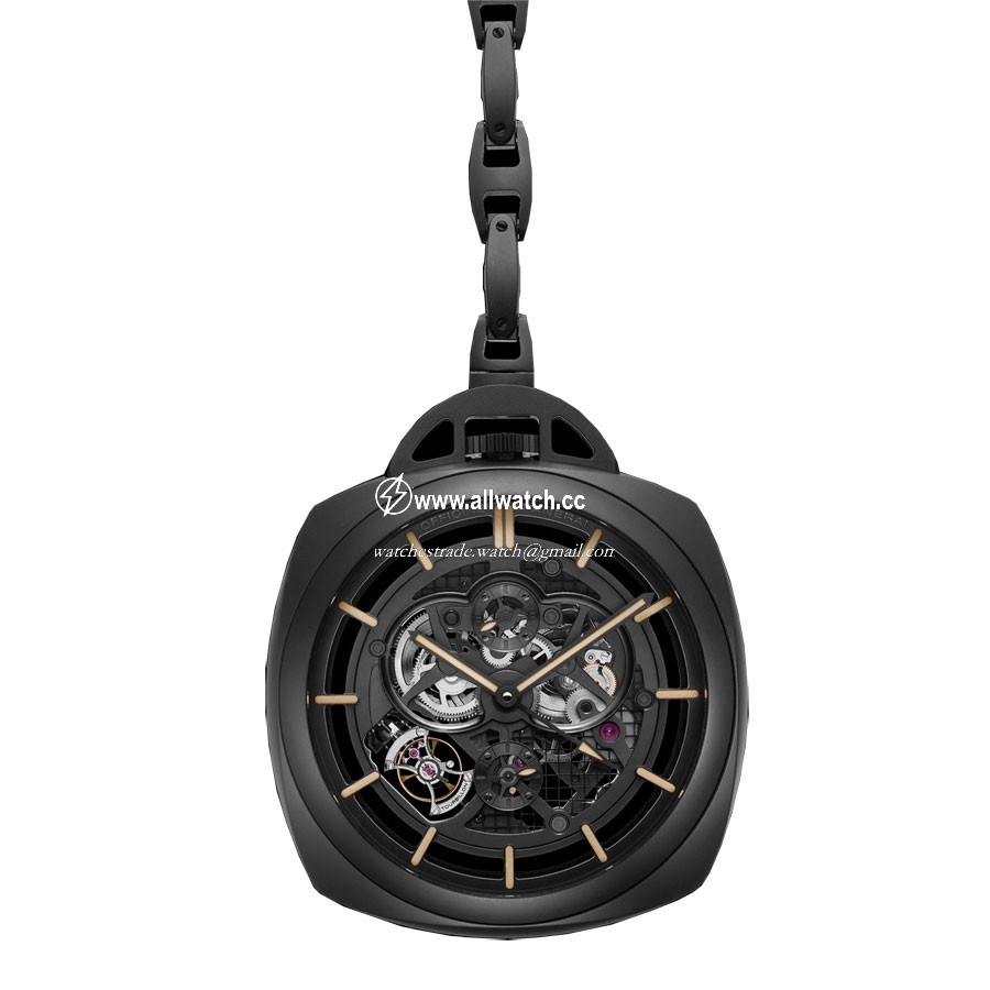 Panerai PAM00446 Unisex Hand Wind Black Ceramic