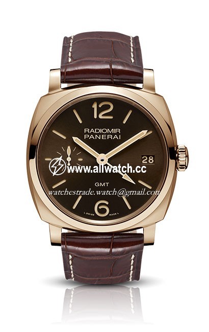 Panerai PAM00570 Mens Hand Wind 18 Carat Polished Red Gold