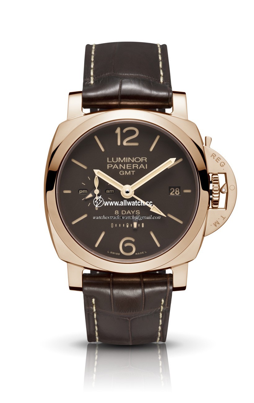 Panerai PAM00576 Mens Hand Wind 18kt Rose Gold