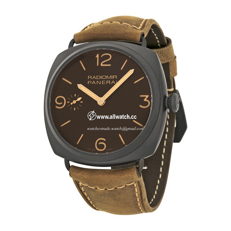 Panerai PAM00504 Radiomir Mens Hand Wind Brown Composite
