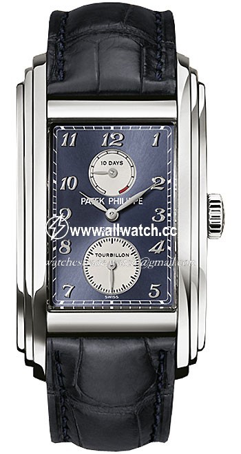 Patek Philippe 5101G 10 Day Tourbillon Mens Hand Wind 18K White Gold