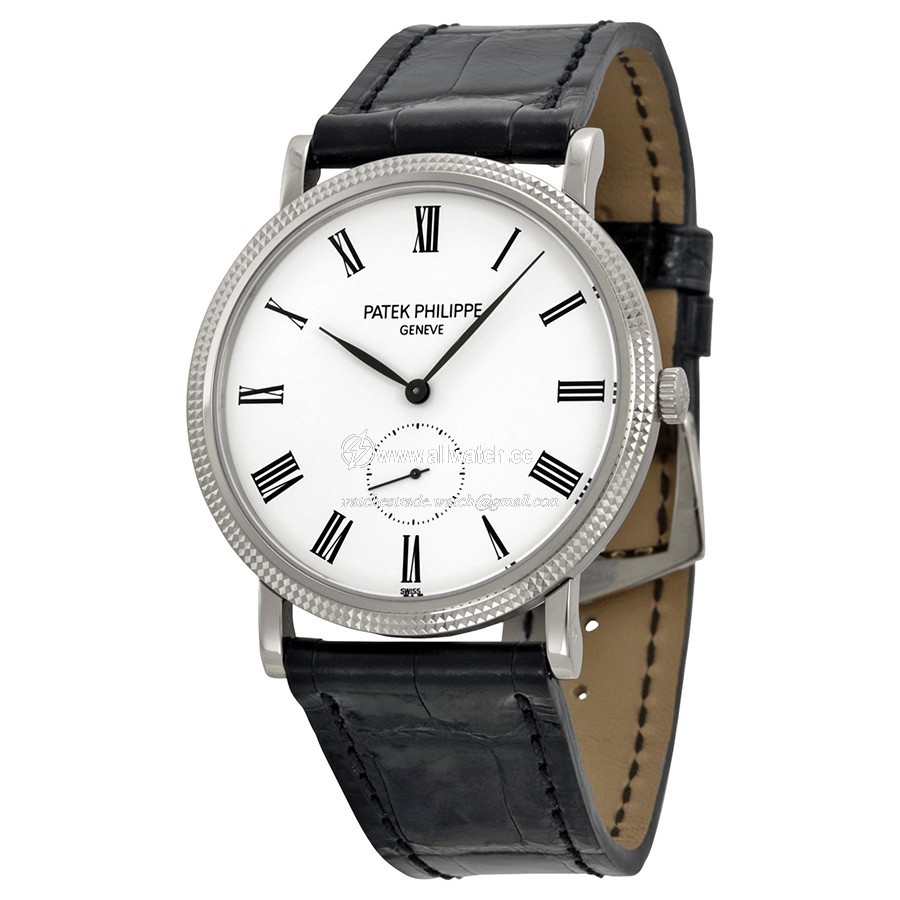 Patek Philippe 5119G Calatrava Mens Hand Wind 18 kt White Gold