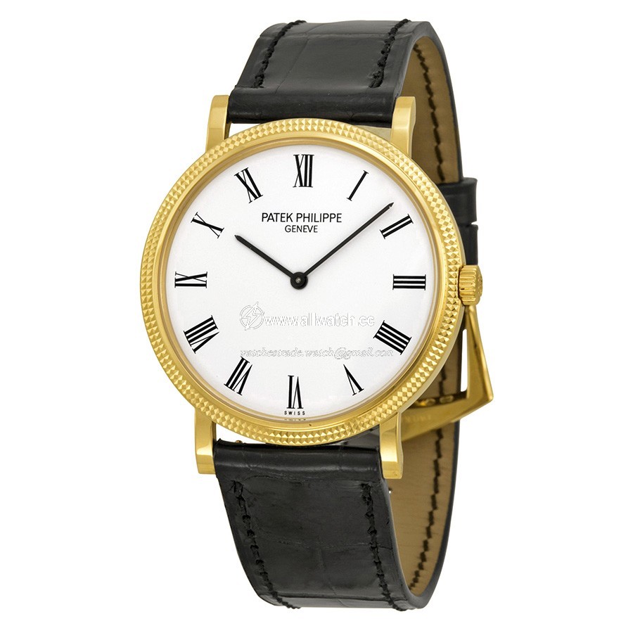 Patek Philippe 5120J-001 Calatrava Mens Automatic 18kt Yellow Gold