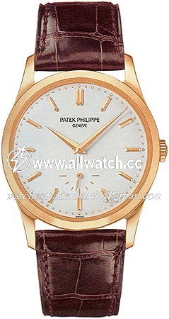 Patek Philippe 5196R Calatrava Mens Automatic 18kt Rose Gold