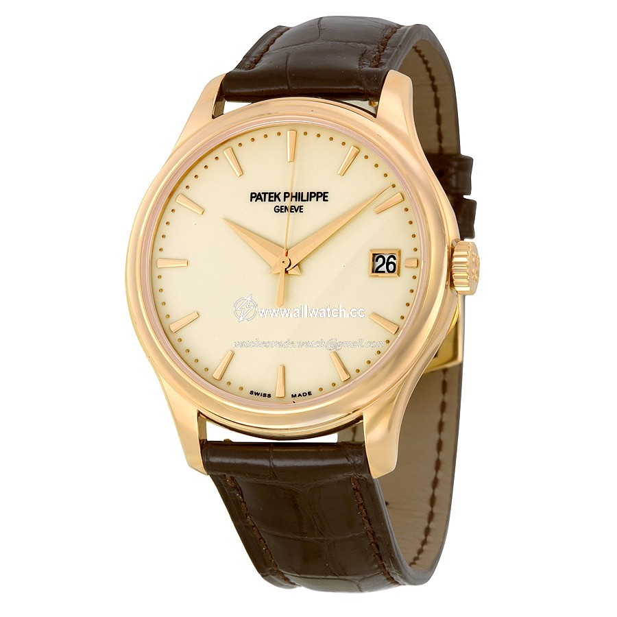 Patek Philippe 5227R-001 Calatrava Mens Automatic 18kt Rose Gold