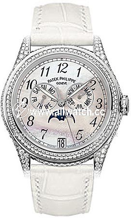 Patek Philippe 4937G Complications Ladies Automatic 18kt White Gold set with 431 diamonds (2.79 ct.)