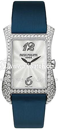 Patek Philippe 4972G Gondolo Ladies Quartz 18kt White Gold
