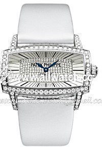 Patek Philippe 4982G Gondolo Ladies Quartz 18kt White Gold