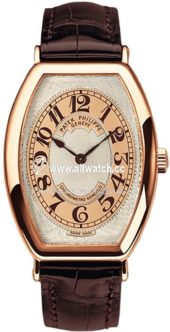 Patek Philippe 5098R Gondolo Mens Hand Wind 18k Rose Gold