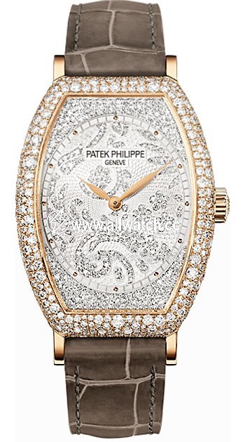 Patek Philippe 7099R-001 Gondolo Ladies Hand Wind 18Kt Rose Gold Set with 480 Diamonds (3.31 ct.)