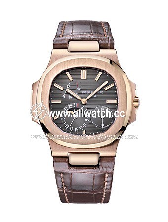 Patek Philippe 5712R Nautilus Mens Automatic 18k Rose Gold