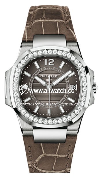 Patek Philippe 7010G-010 Nautilus Ladies Quartz 18kt White Gold