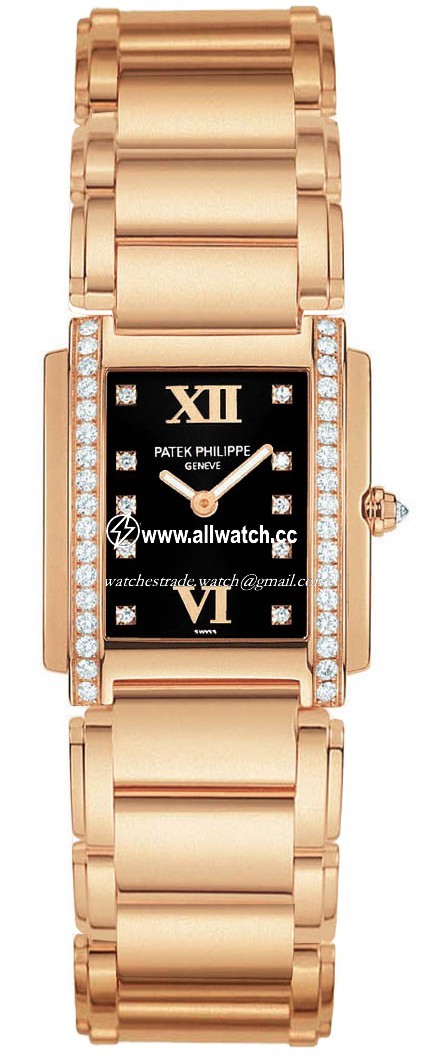 Patek Philippe 4908/11R-001 Twenty~4 Ladies Quartz 18kt Rose Gold