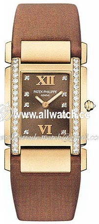 Patek Philippe 4920R-BROWN Twenty~4 Ladies Quartz 18kt Rose Gold