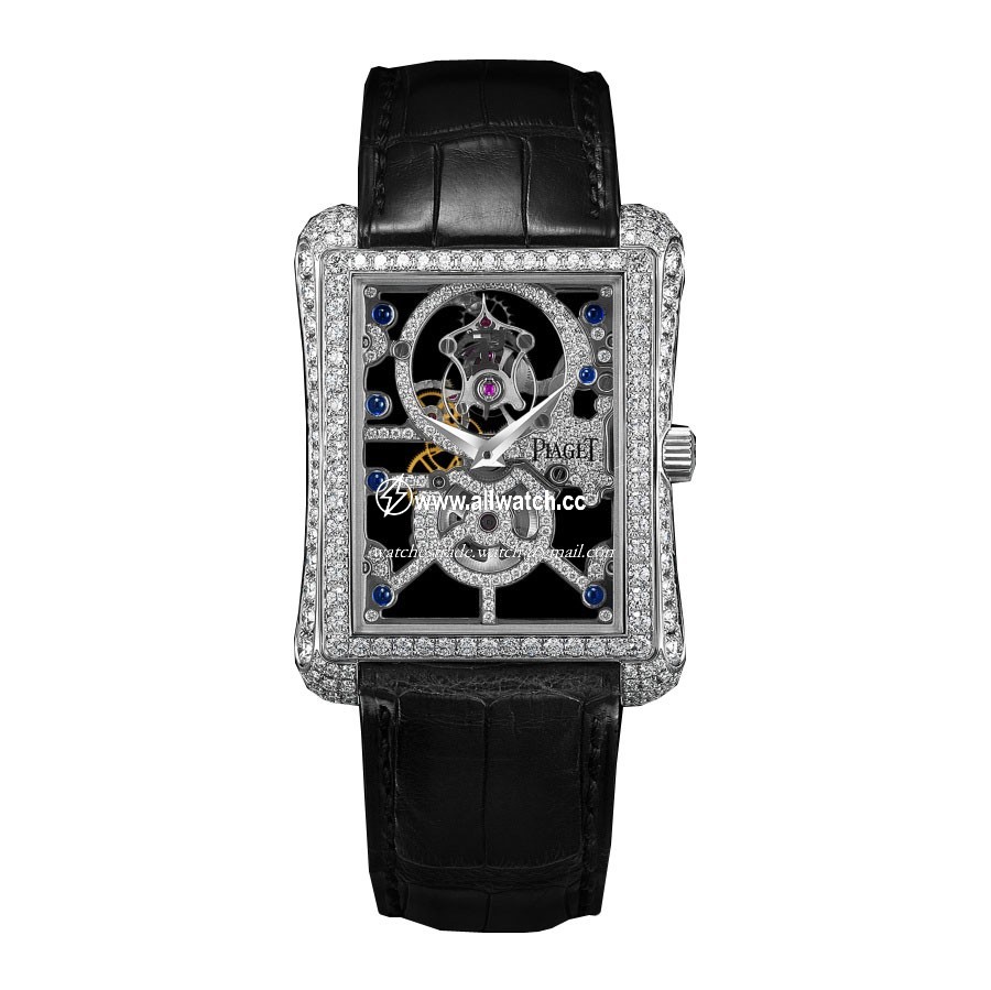 Piaget G0A30037 Mens Hand Wind 18K White Gold case set with Diamonds