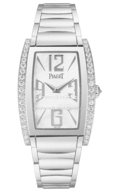 Piaget G0A32095 Ladies Quartz 18kt White Gold Case Set with Diamonds