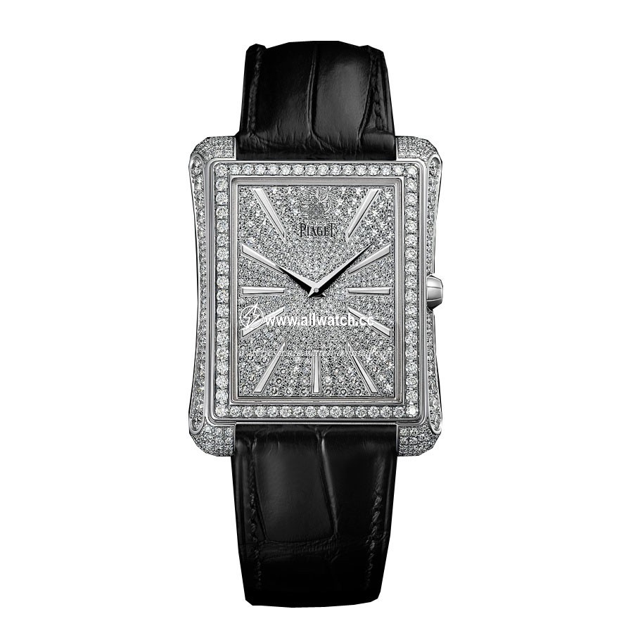 Piaget G0A33075 Mens Automatic 18K White Gold Case set with Diamonds