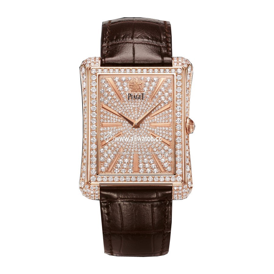 Piaget G0A33076 Mens Automatic 18K Rose Gold Case set with Diamonds
