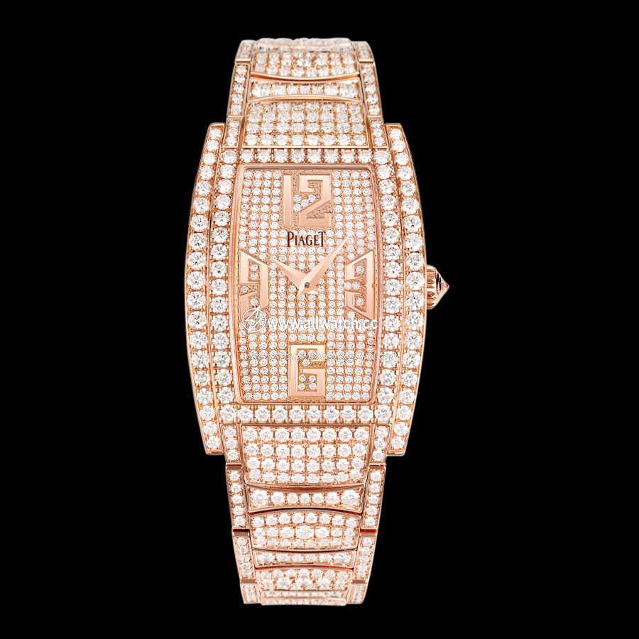 Piaget G0A36194 Ladies Quartz 18Kt Rose Gold Set with Diamond