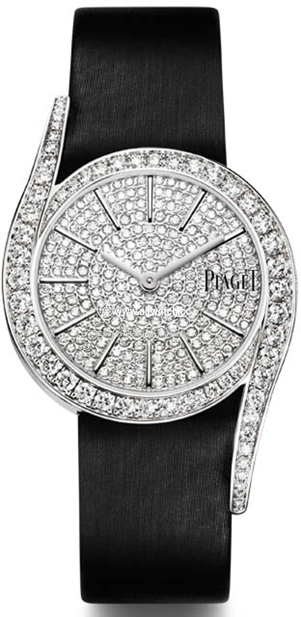 Piaget G0A38162 Ladies Quartz 18Kt White Gold Set with 62 Diamonds