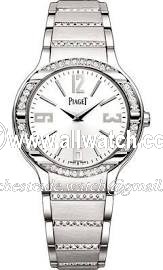 Piaget G0A36233 Polo Ladies Quartz 18K White Gold Diamond Set