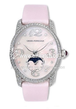 Girard Perregaux 80490-D53-P963-KK9 Cats Eye Ladies Automatic 18kt White Gold