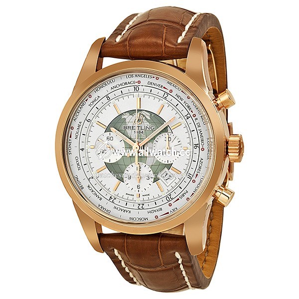 Breitling RB0510U0/A733 - 755P Transocean Mens Automatic 18kt Rose Gold