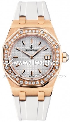 Audemars Piguet 67601OR.ZZ.D010CA.01 Royal Oak Ladies Quartz 18 kt Rose Gold