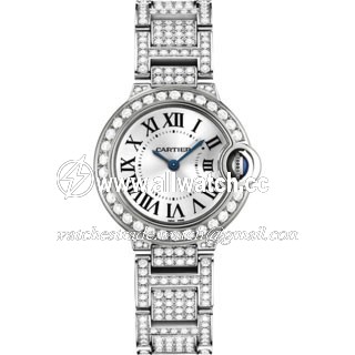 Cartier WE9003ZA Ballon Bleu de Cartier Mens Quartz 18kt White Gold