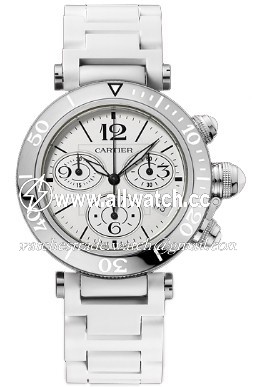 Cartier W3140005 Pasha de Cartier Ladies Quartz Ceramic
