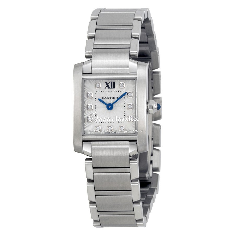 Cartier WE110006 Tank Ladies Quartz Stainless Steel