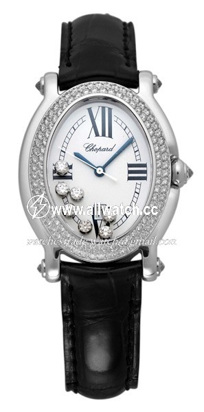 Chopard 277012-1001 Happy Sport Ladies Quartz 18 karat white gold (750)