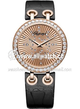 Chopard 134236-5001 Xtravaganza Ladies Quartz 18 kt Rose Gold