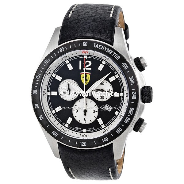 Ferrari FE-07-ACIP-CP-BK Scuderia Mens Quartz Stainless Steel