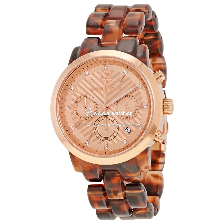 Michael Kors MK6199 Ladies Quartz Rose Gold-tone Stainless Steel