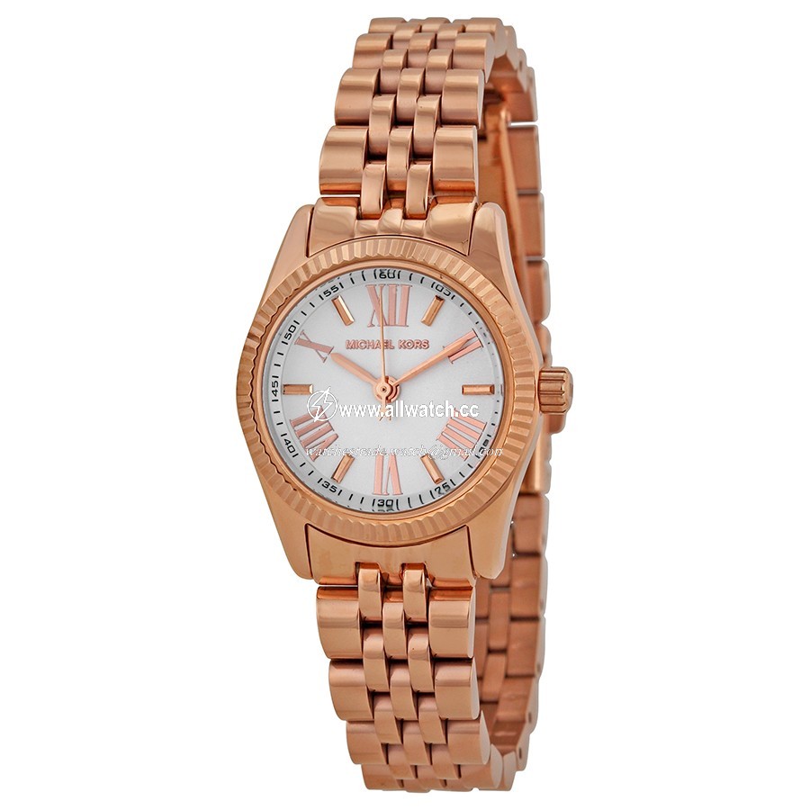 Michael Kors MK3230 Lexington Ladies Quartz Rose Gold-tone Stainless Steel