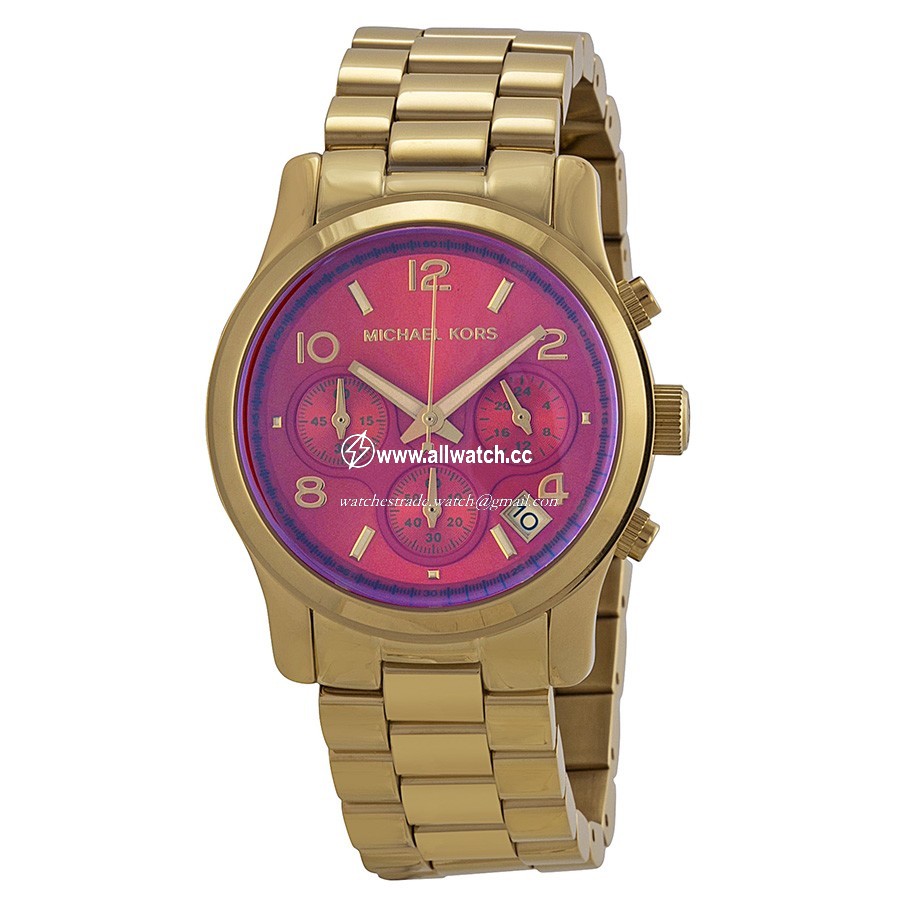 Michael Kors MK5939 Runway Ladies Quartz Gold-tone Stainless Steel