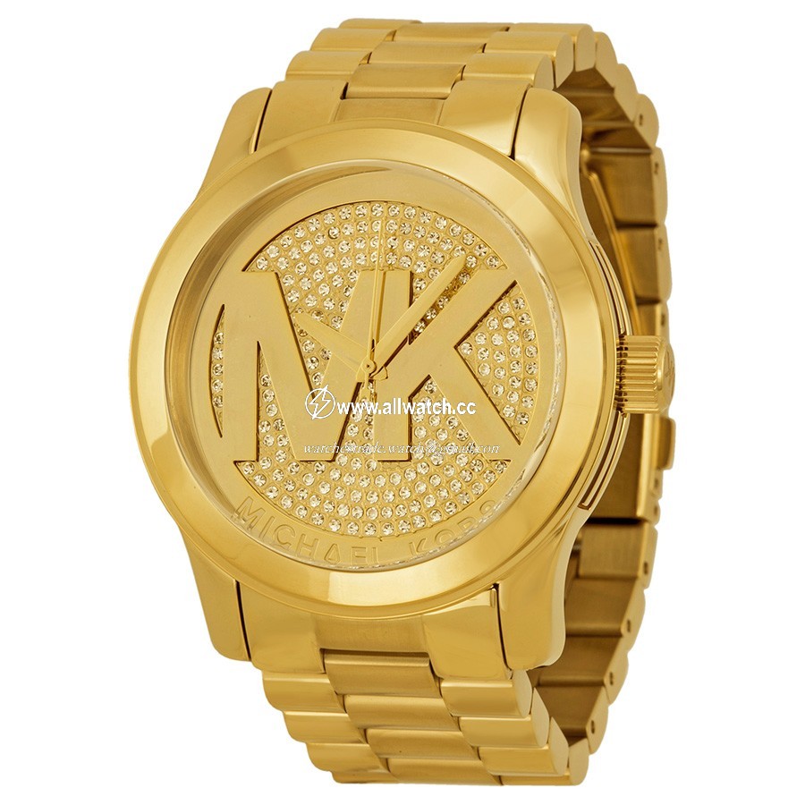 Michael Kors MK5706 Runway Ladies Quartz Gold-tone Stainless Steel