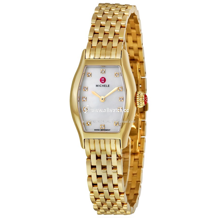 Michele MWW08A000238 Ladies Quartz Gold-plated Stainless Steel