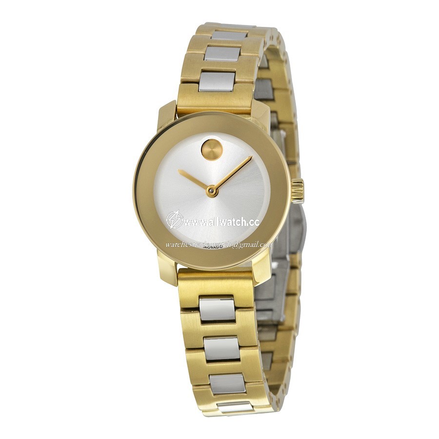 Movado 3600336 Bold Ladies Quartz Yellow Gold Ion-plated Stainless Steel