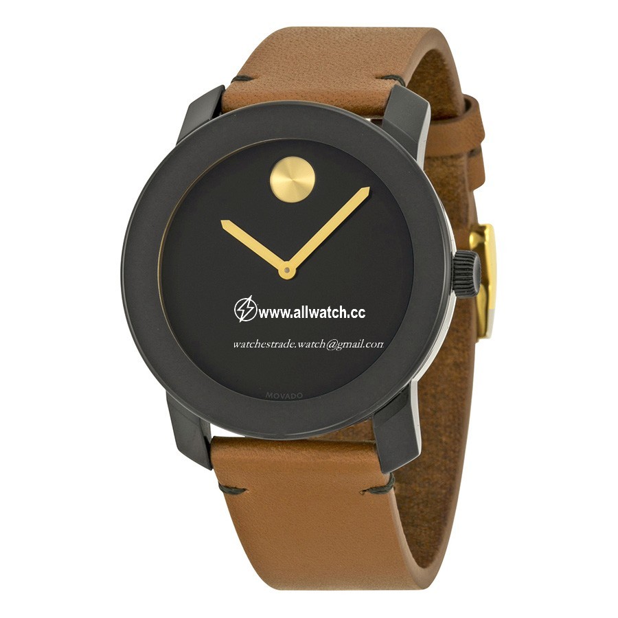Movado MV3600305 Mens Quartz Black TR90 composite material and Stainless Steel