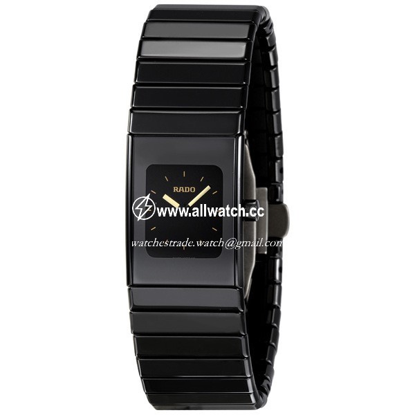 Rado R21540252 Ceramica Ladies Quartz Black Ceramic