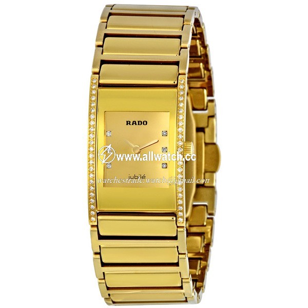 Rado R20783732 Ladies Quartz Gold-tone Ceramic