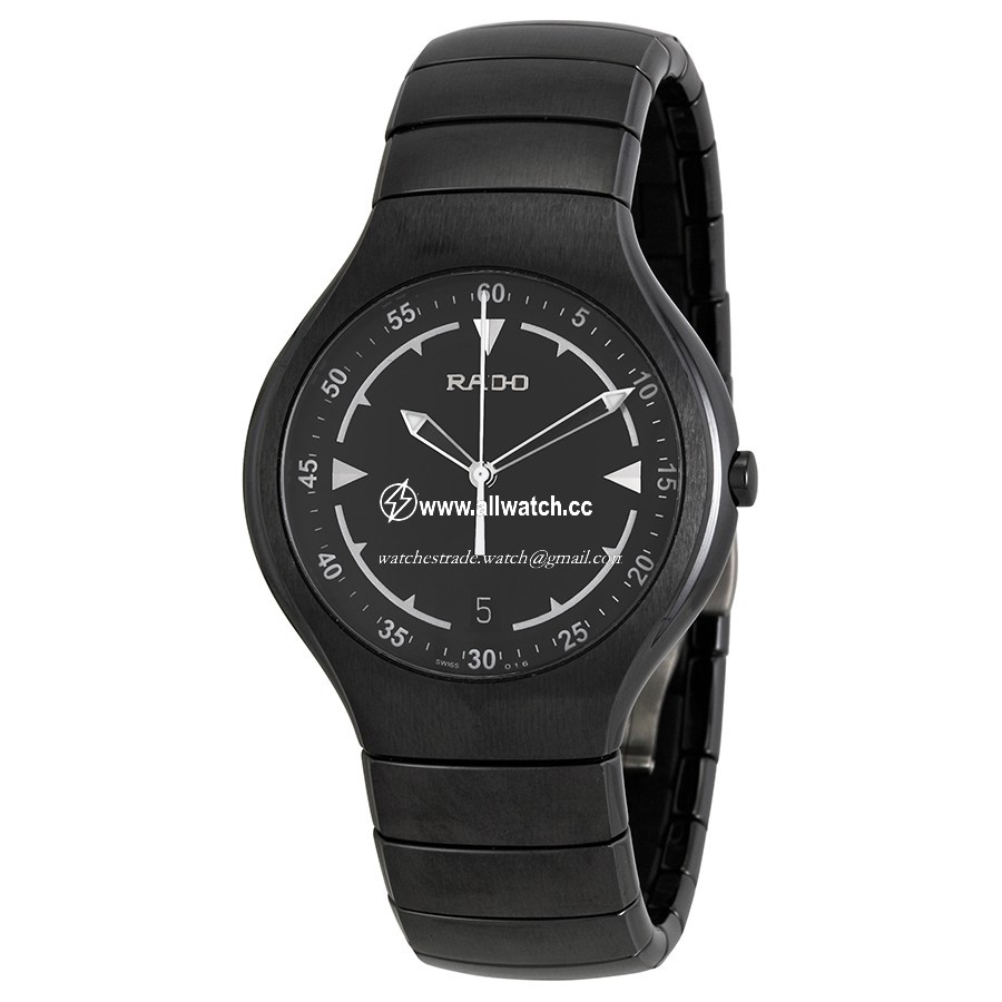 Rado R27677162 TRUE Mens Quartz Black Ceramic