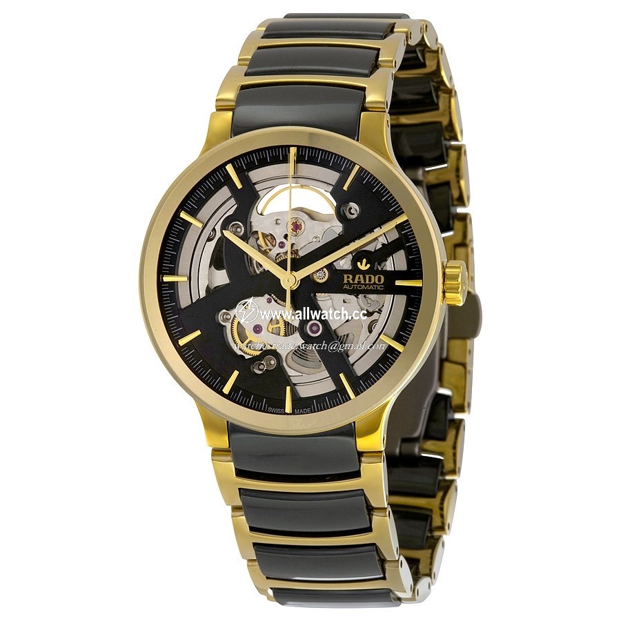 Rado R30180162 Centrix Mens Automatic Gold PVD Stainless Steel