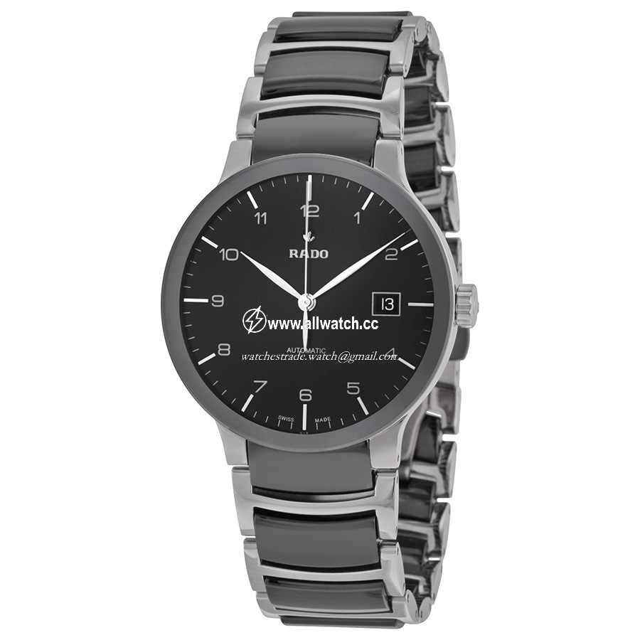 Rado R30941162 Centrix Mens Automatic Black High Tech Ceramic