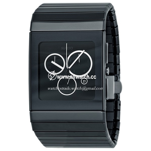Rado R21714152 Ceramica Mens Quartz Black Ceramic
